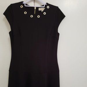Michael Kors Black Dress with Gold Back Zipper